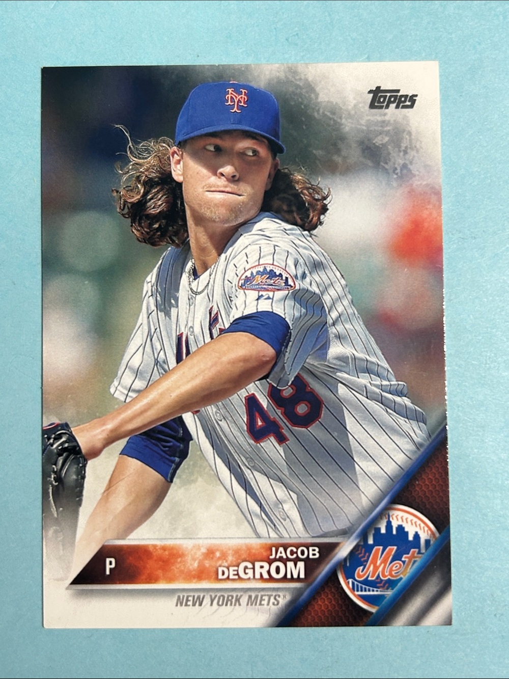 2016 Topps Jacob deGrom New York Mets Card #323